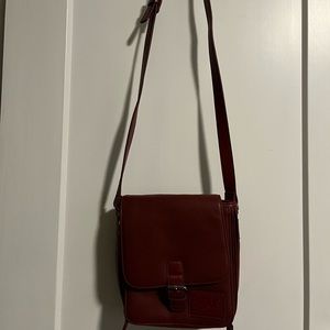 Burgundy Relic Crossbody Purse
